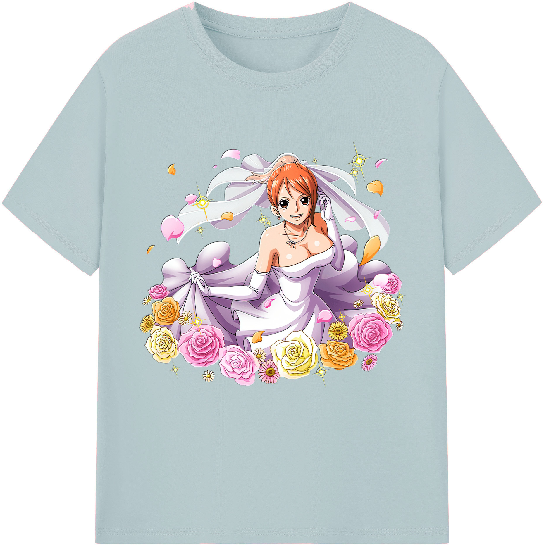 ワンピース ナミ ONE PIECE Nami 綿100％半袖Tシャツ（フロントプリント）